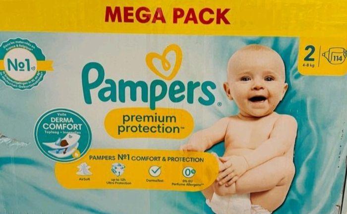 COUCHES PAMPERS PREMIUM 25 taille 2