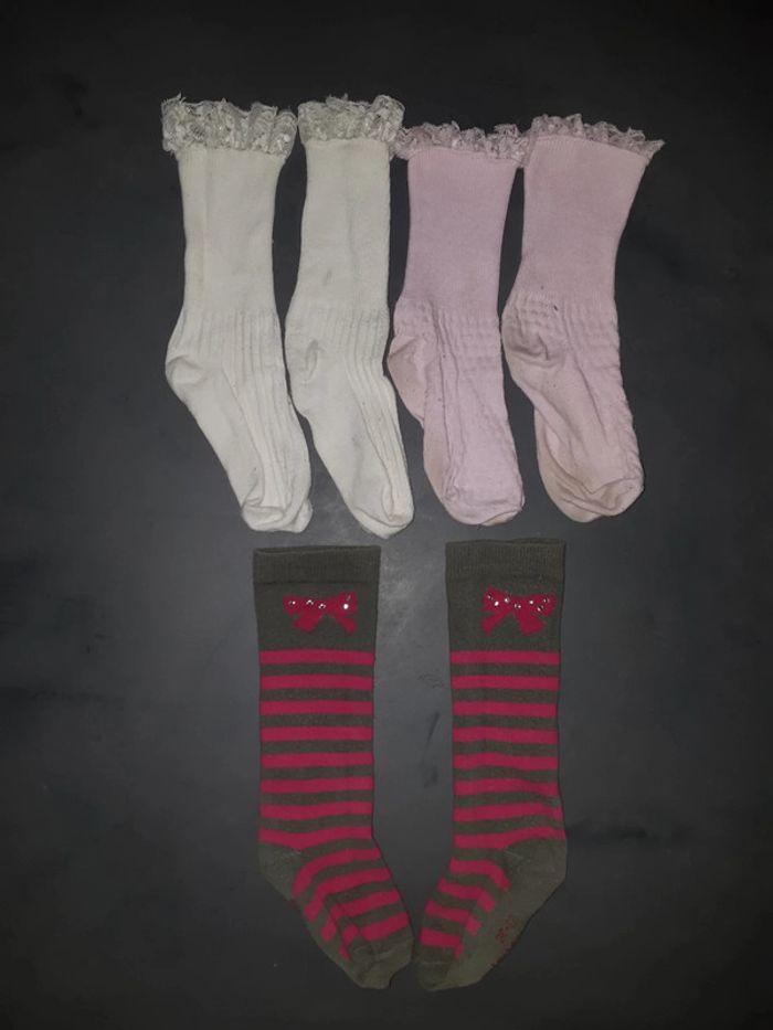 Lot de 3 paires de chaussettes 23/26