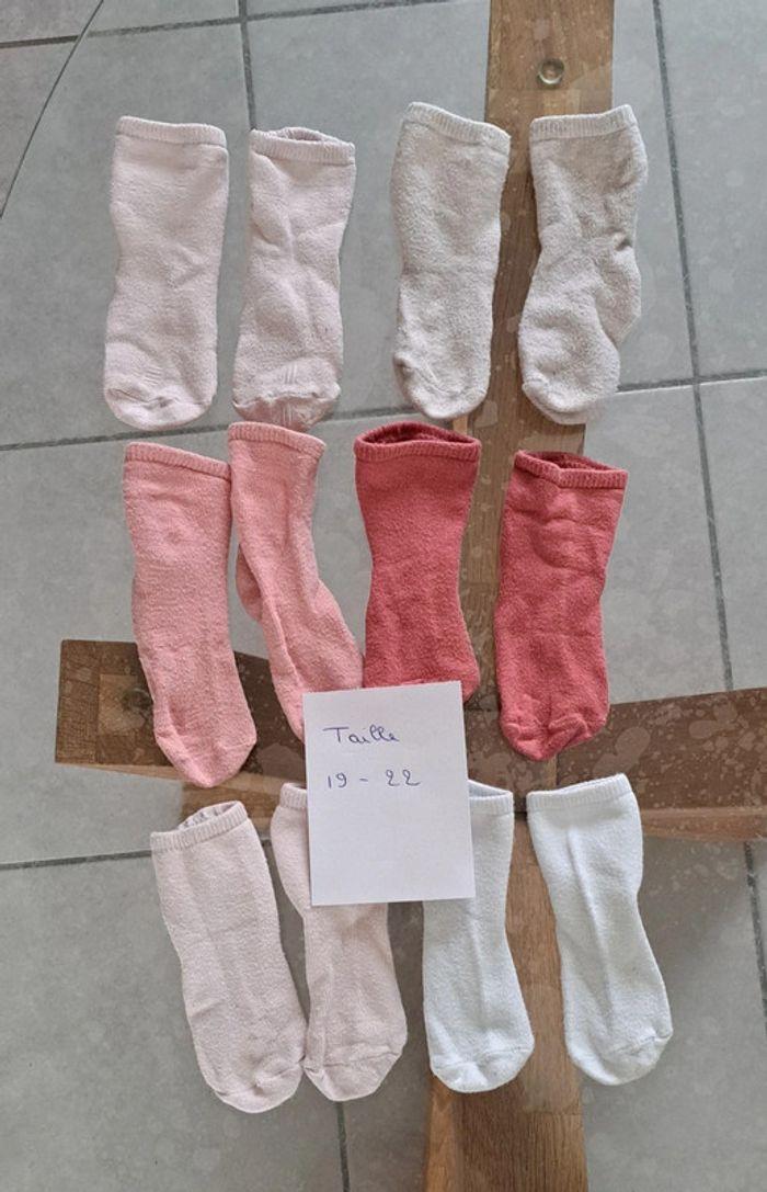 Lot de 6 paires de chaussettes taille 19-22