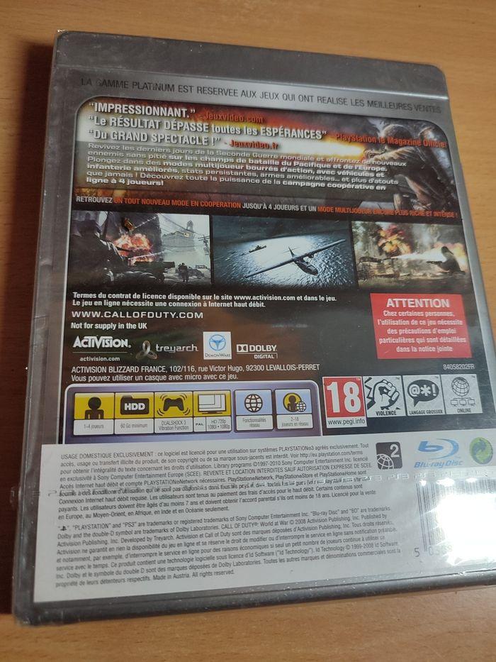 Call of dutty World AT War ps3 - photo numéro 2