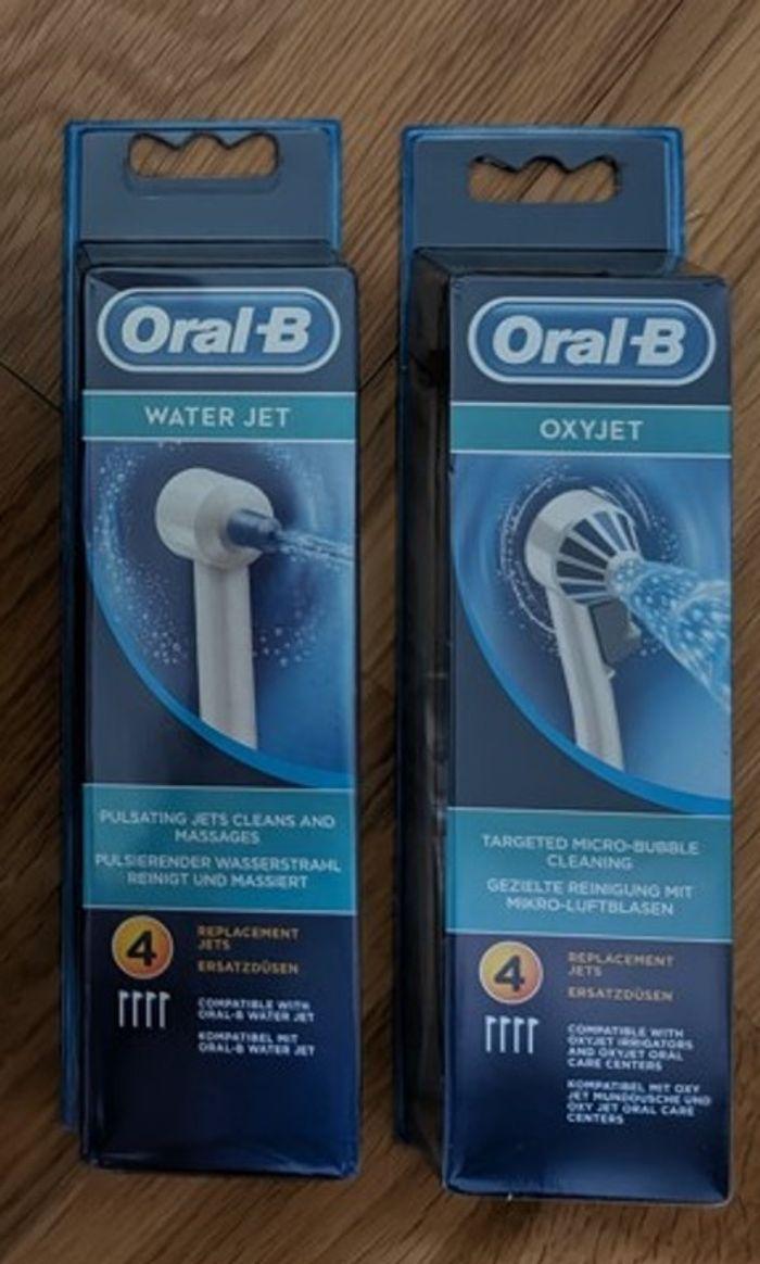 Oral b canules oxyjet et water jet : neufs