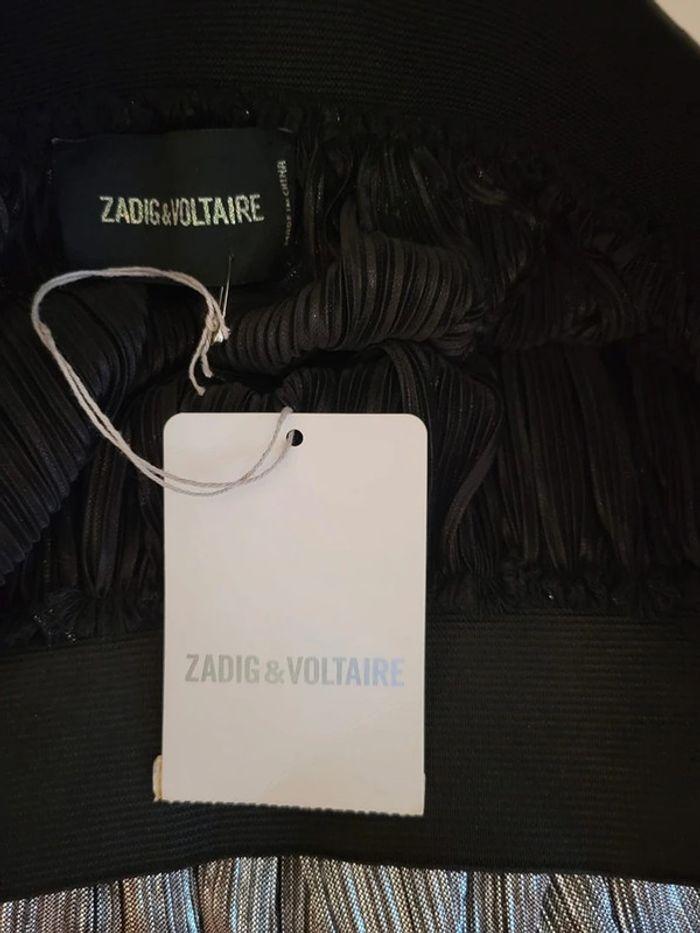 Jupe Zadig & Voltaire argenté taille S - photo numéro 6