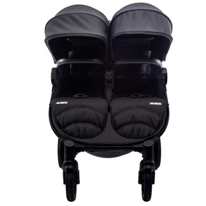 Poussette Double Baby Monsters Easy Twin 4 - Noire/Grise - photo numéro 3