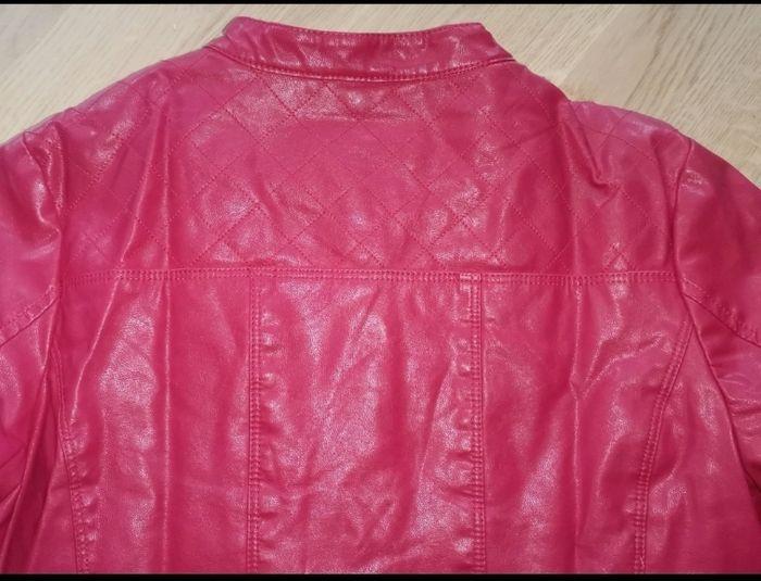 Veste cuir fille fushia - photo numéro 5