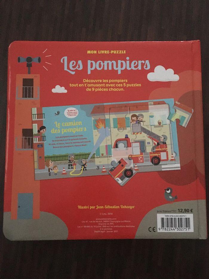 Mon livre Puzzle Les pompiers - photo numéro 9