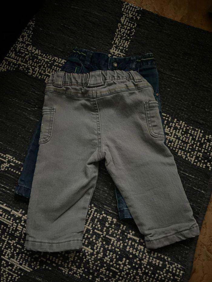 Lot 2 jeans bébé garçon 6m Sergent Major - photo numéro 6