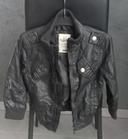 Veste garçon noire simili cuir. Srk Originals