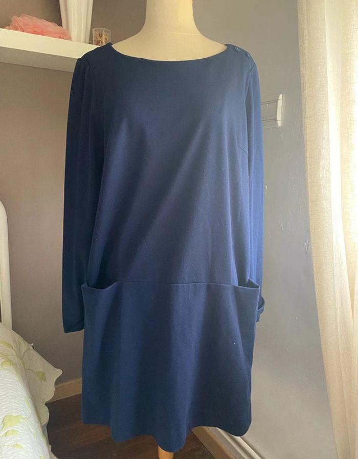 Robe Bleu Marine - Taille L - Avec Poches - photo numéro 2