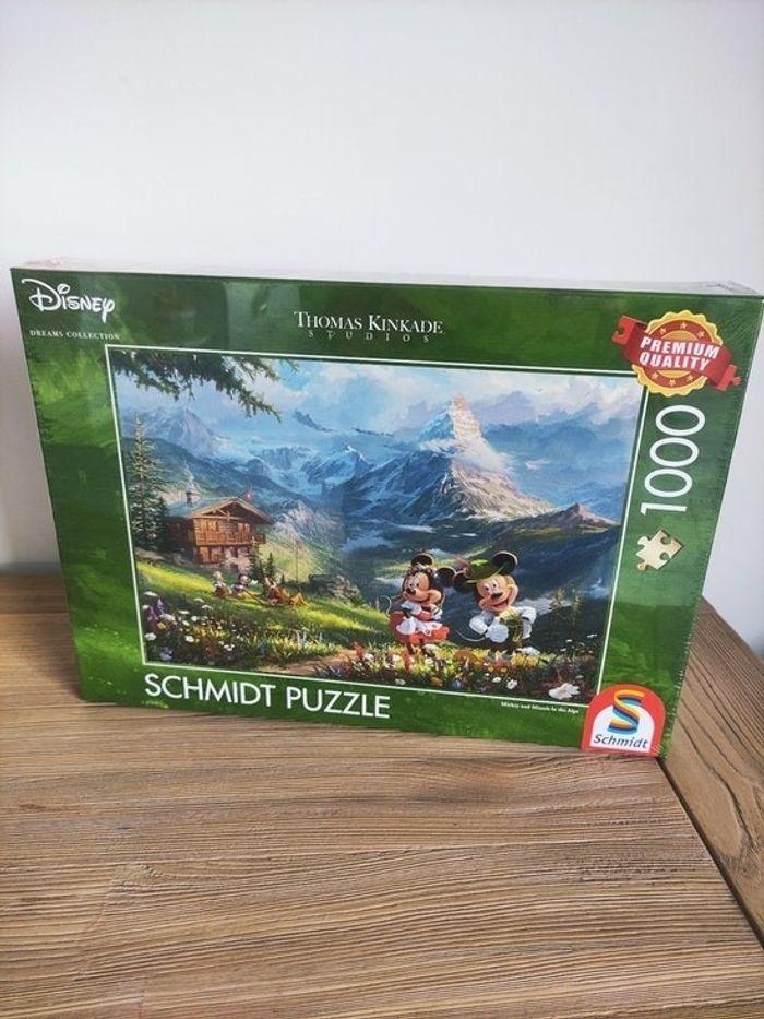 Puzzle Disney Schmidt 1000 p. Mickey Alpes - photo numéro 1