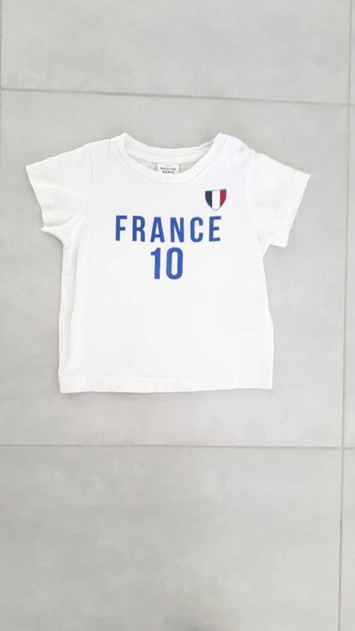 Tee shirt foot france 18 mois - photo numéro 1