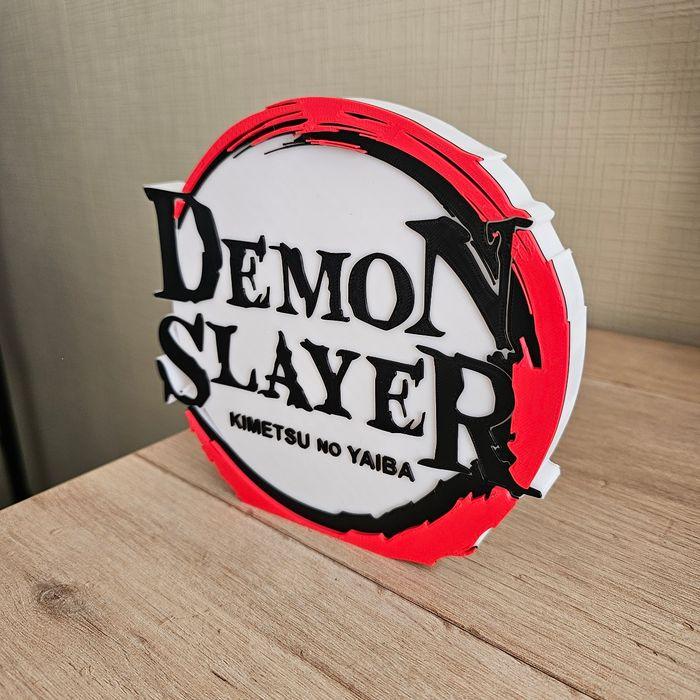 Figurine logo deco Demon Slayer 16x15cm FanArt - photo numéro 3