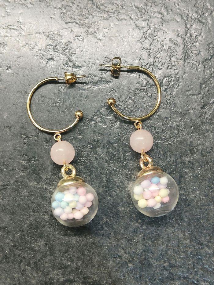 Boucles d'oreilles pendantes - photo numéro 3