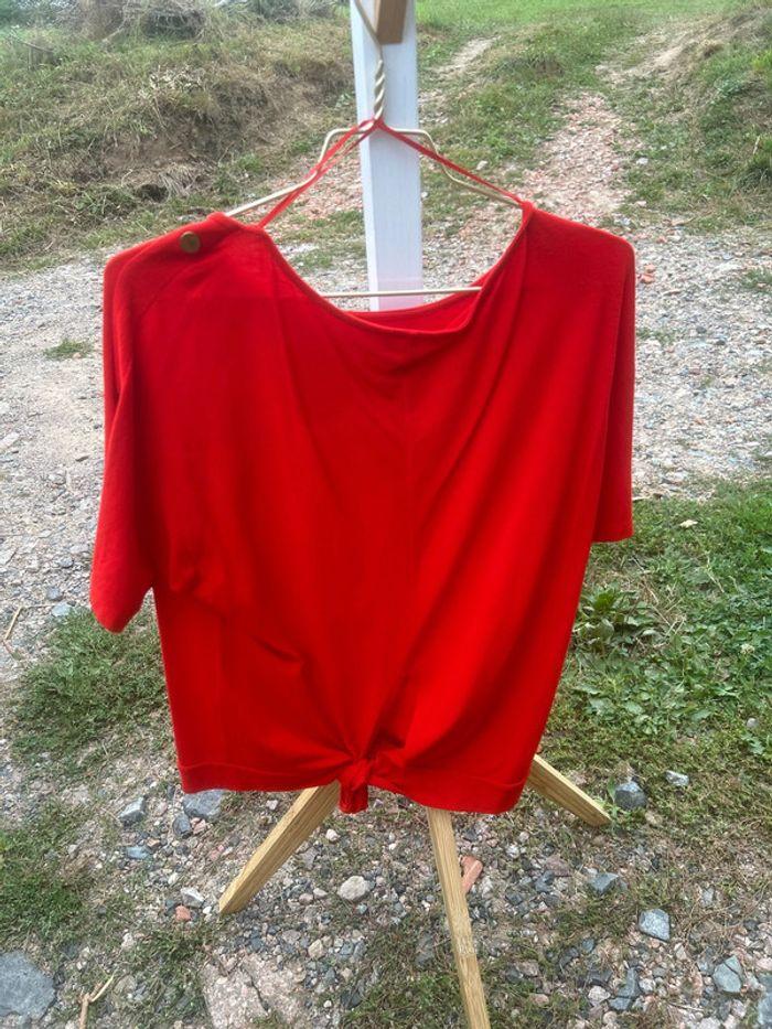 Tee shirt Camaïeu rouge - photo numéro 2