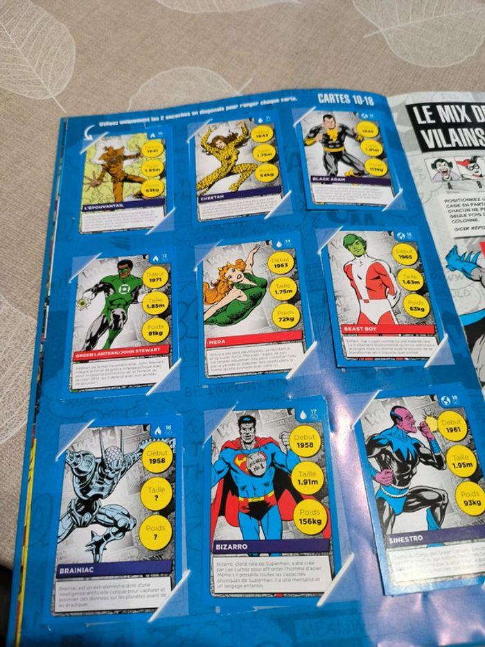 2022 Marvel Livre album de collection de cartes Marvel auchan DC Comics - photo numéro 3