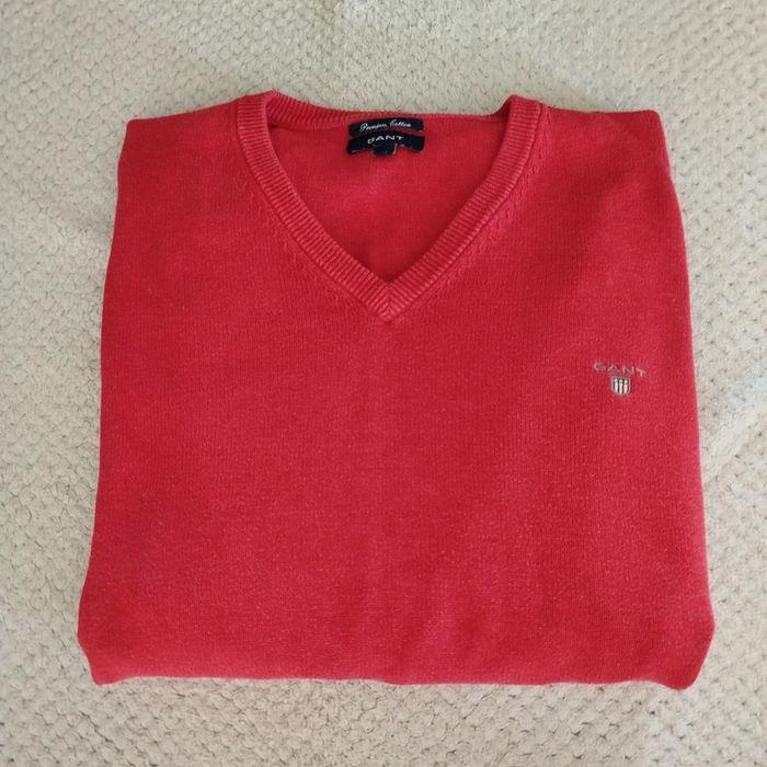 Pull rouge XXL Gant - photo numéro 1