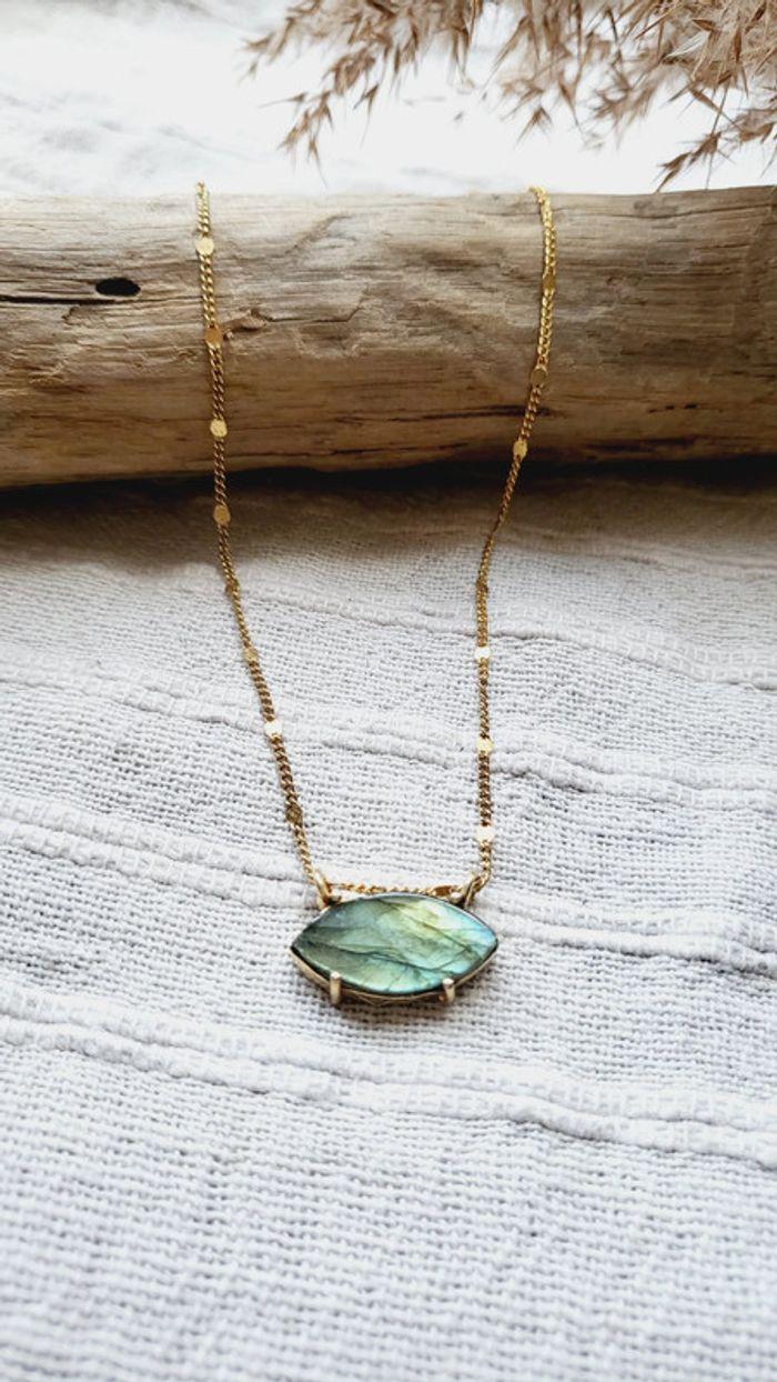 Collier protection labradorite - photo numéro 5