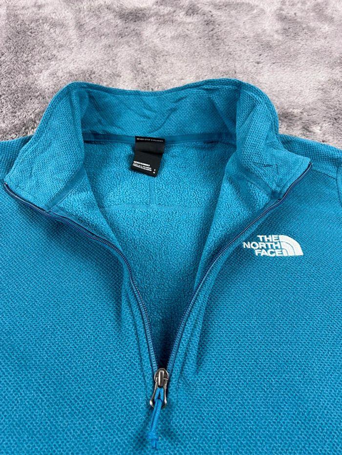 👕 Quart zip demi zip pull sweat de sport The North Face Bleu Taille L 👕 - photo numéro 10