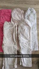 Lot 5 pantalons