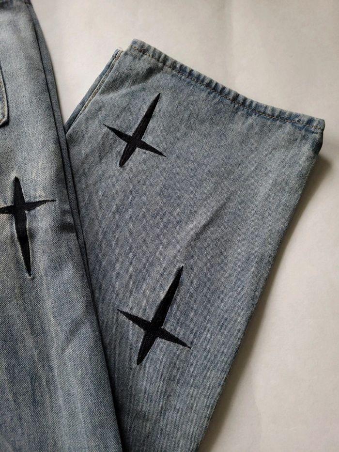 Jean Y2K bleu taille 2XL homme en très bon état - photo numéro 3