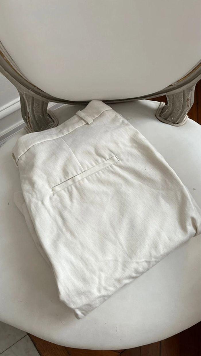 Pantalon crème h&m 42 - photo numéro 5