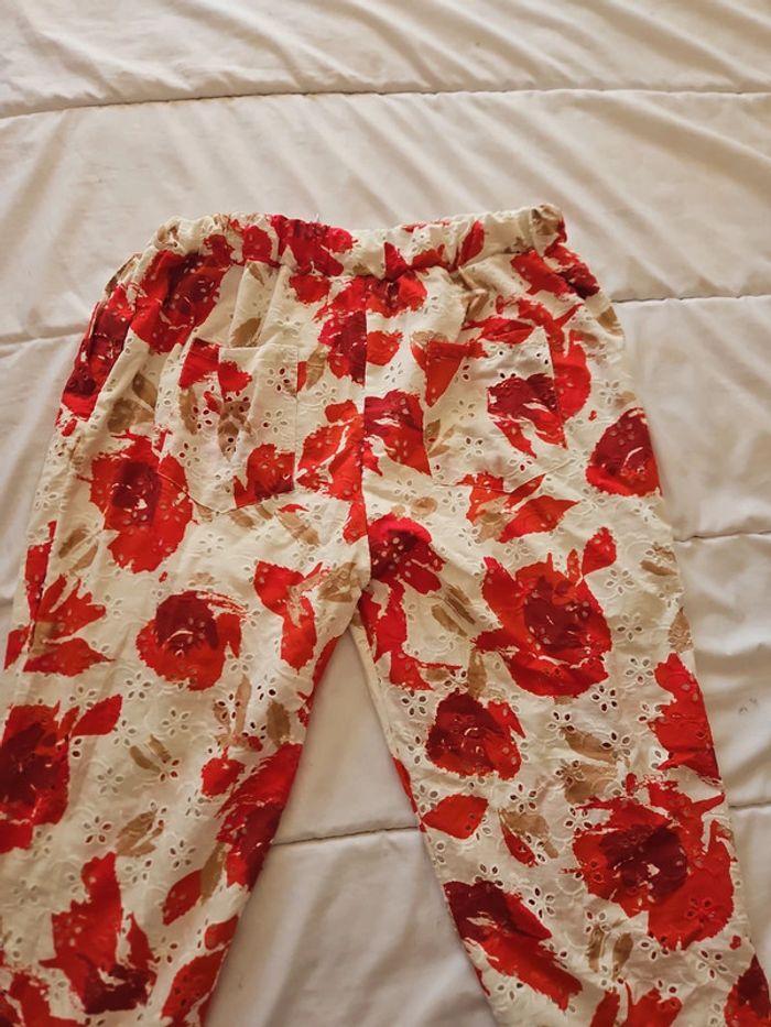 Magnifique pantalon coquelicot neuf - photo numéro 4