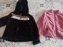 Lot de 2 gilets chaud fille 6 ans tbe fausse fourrure