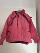 Manteau doudoune rose