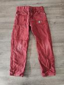 Pantalon rouge bordeaux sergent major 4 ans