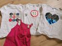 Lot t shirt fille