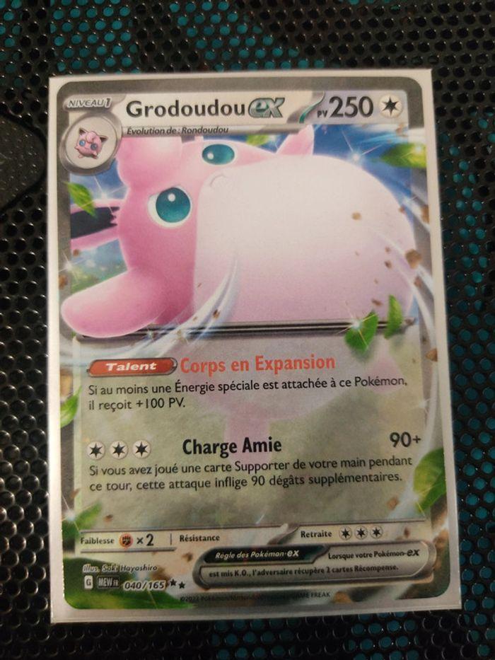 Carte pokémon grodoudou ex - photo numéro 1