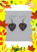 Paire de boucles d oreilles Halloween Dia de Los Muerto