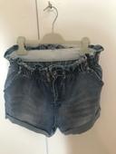 Short en jeans