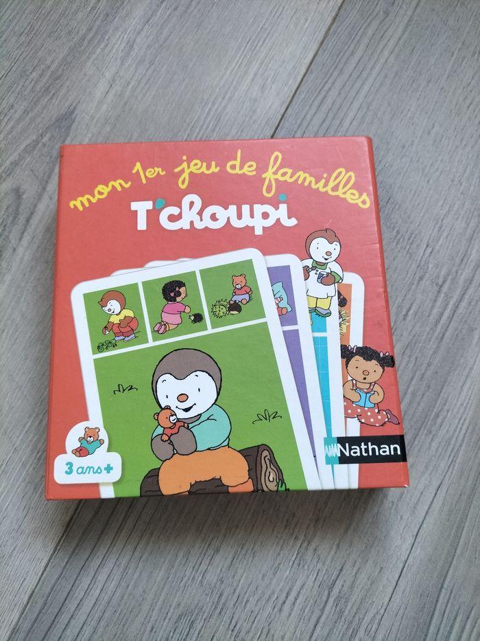 1er  jeu de famille (cartes) - T'choupi - photo numéro 1