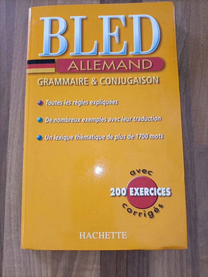 Livre bled allemand grammaire et conjugaison - photo numéro 1