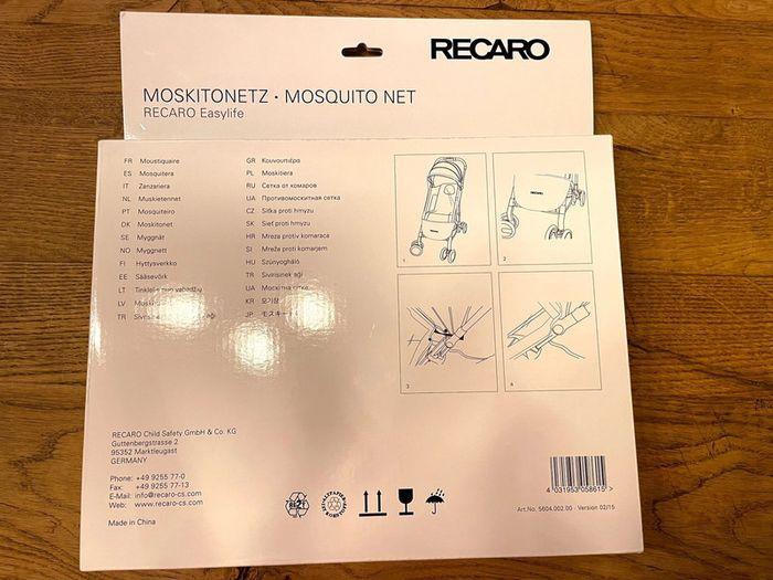 Moustiquaire poussette Recaro - photo numéro 3