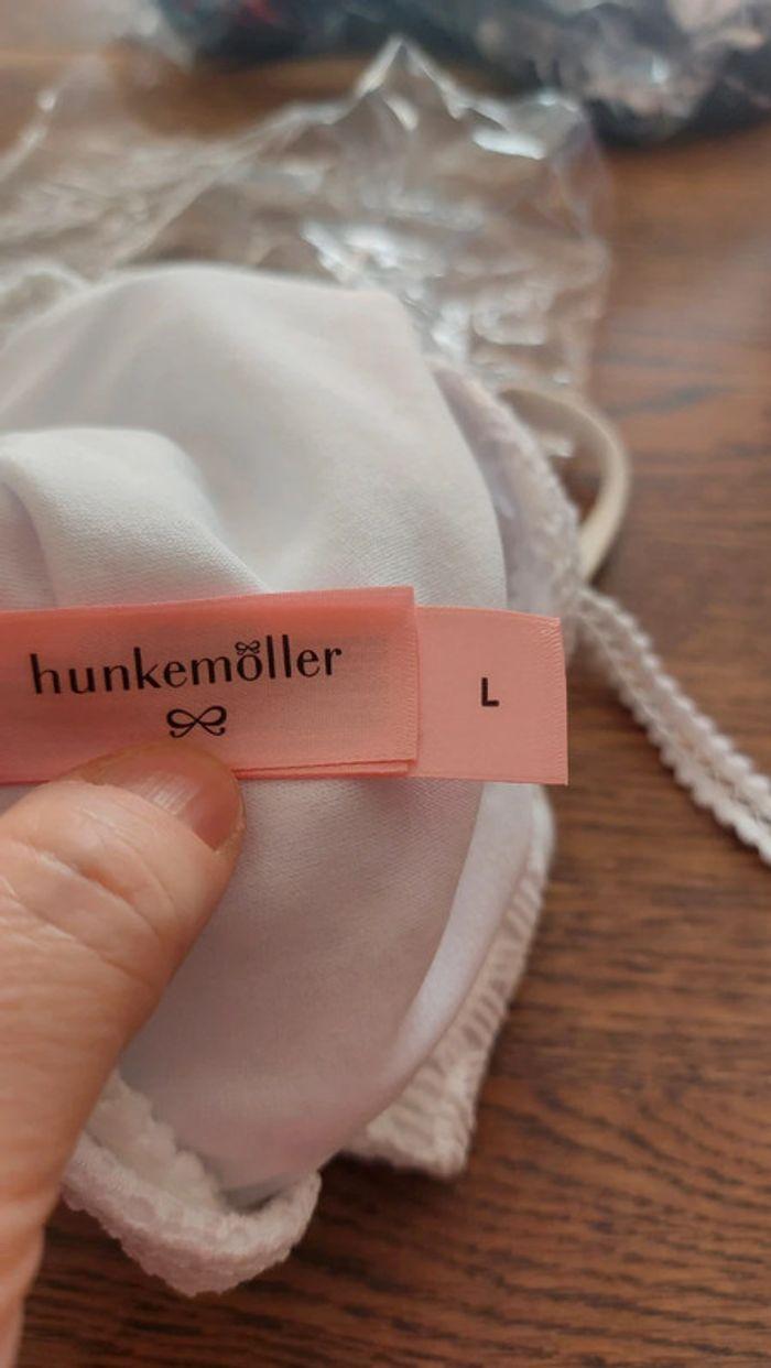 Bikini blanc Hunkemöller haut fr 95B bas L - photo numéro 13