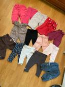 Lot 17 pantalons hiver 6 mois