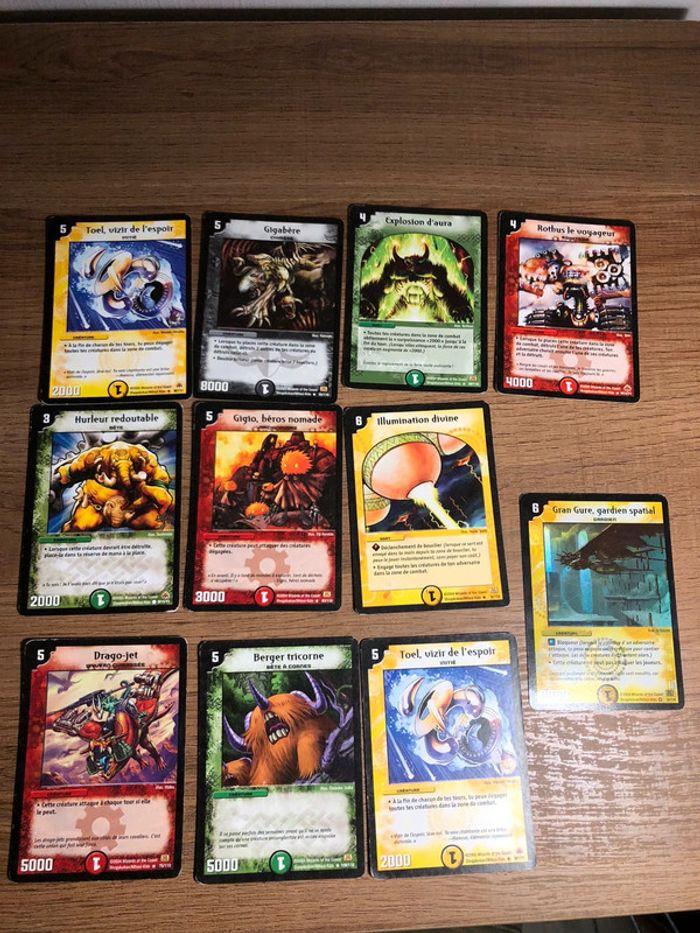 Lot de 11 cartes TCG duel masters VF , rare ou promo - photo numéro 1