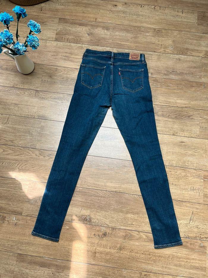 Jean slim Levis bleu foncé. Taille 36 taille haute 721 skinny - photo numéro 6