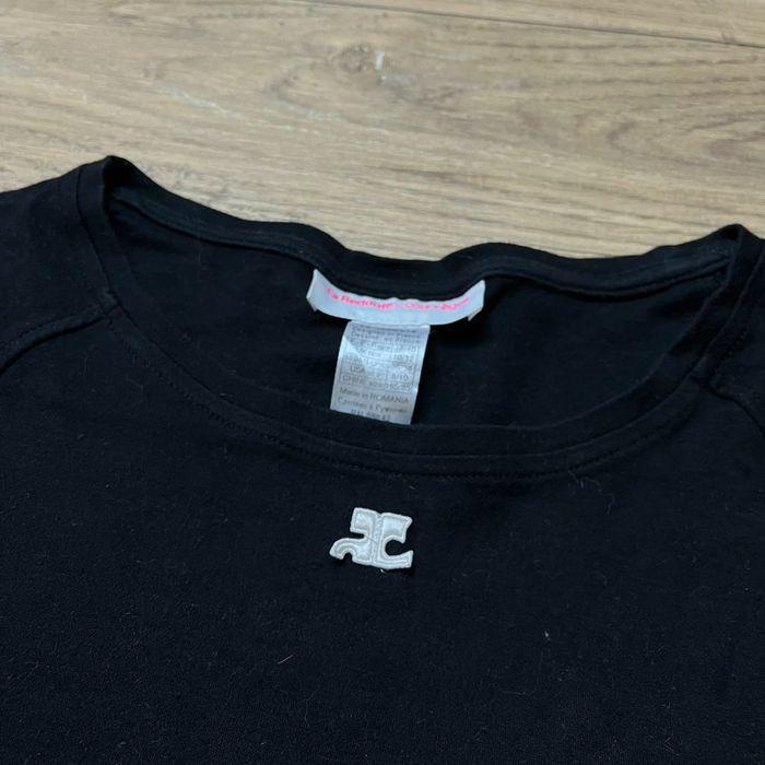 Tee shirt noir courrèges x La redoute avec logo blanc taille 38/40 - photo numéro 2