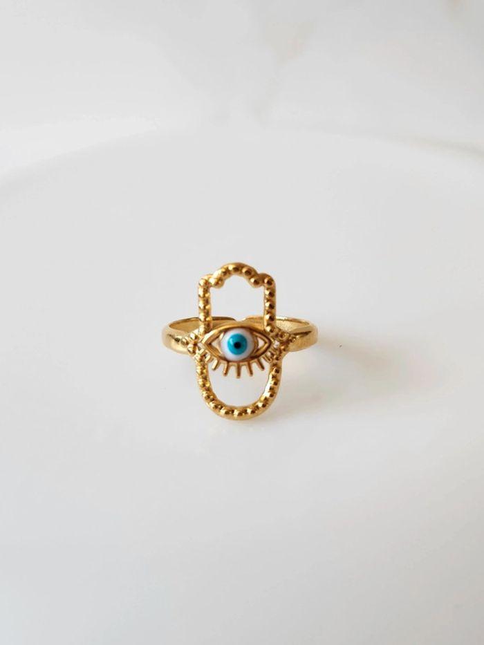 🌺 Bague main de Fatma et œil du diable 🌺 - photo numéro 1