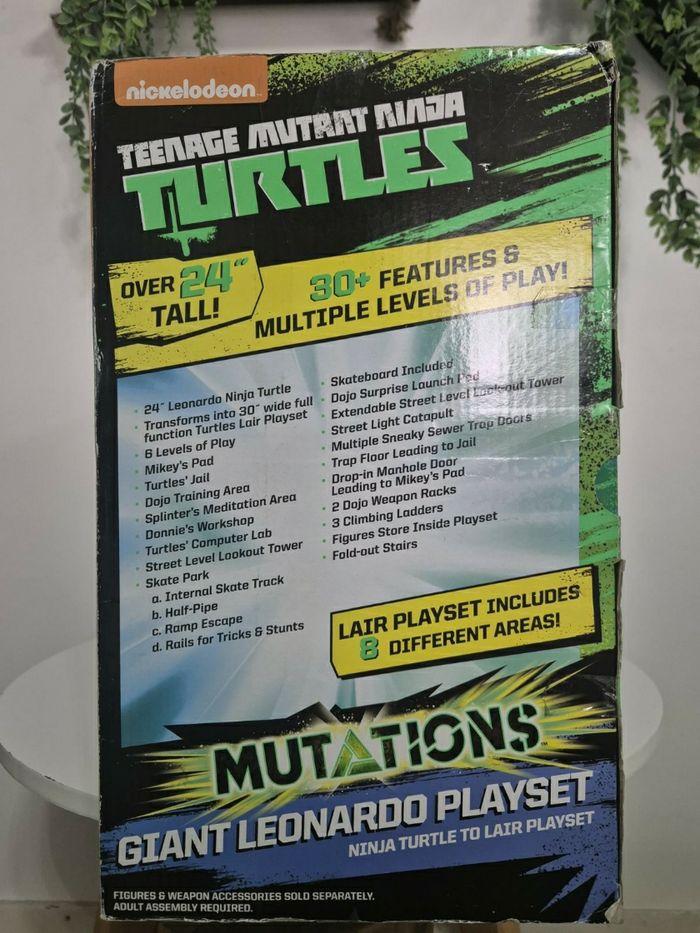 Tortue Nina playset mutation Leonardo géant mega air  de jeu - photo numéro 6