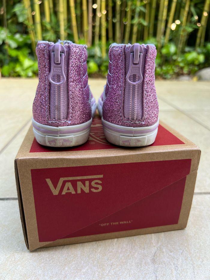 Vans Glitter Lilac taille 22 - photo numéro 4