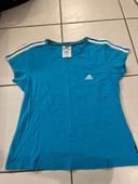 T-shirt adidas bleu