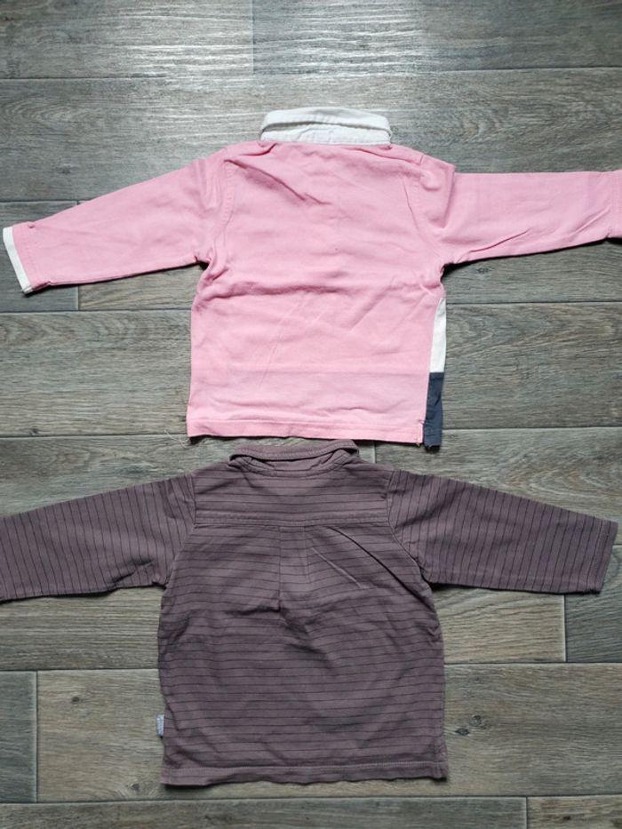 Lot de 2 polos taille 12 mois bon état - photo numéro 4