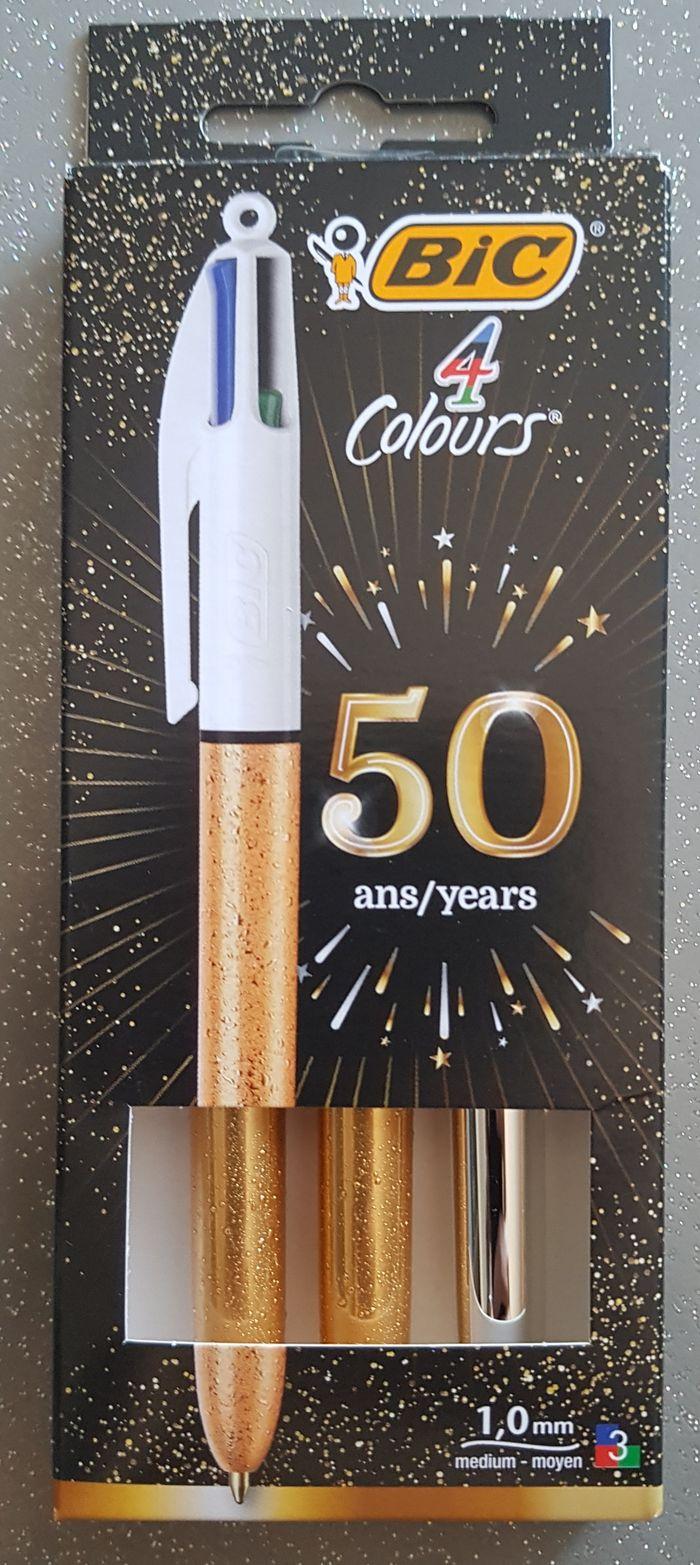 Pack de 3 stylos 4 couleurs, sorti pour les 50 ans du BIC 4 couleurs