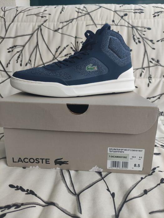 Lacoste montantes bleue - photo numéro 2