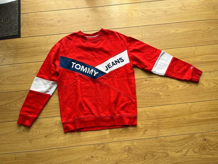 Pull tommy jeans rouge taille M femme - photo numéro 1