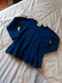 Pull en maille bleu marine taille 3 ans