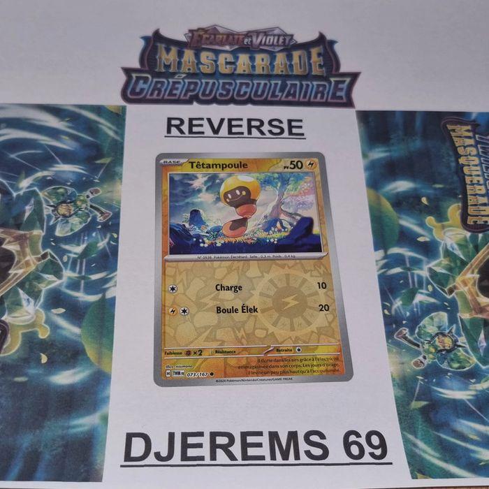 Carte Pokémon Têtampoule Reverse 073/167 EV06 Mascarade Crépusculaire TWM FR